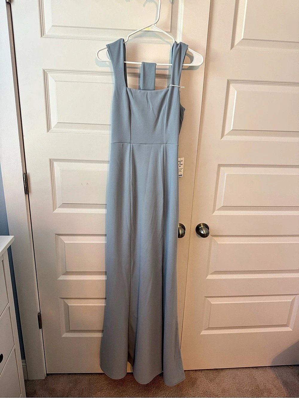Show me your MUMU Blue Maxi Dress NWT